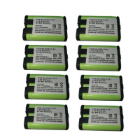 8PCS/Lot High Quality 3.6V 800mAh Cordless Phone Battery for Panasonic HHR-P107 HHRP107 HHRP107A/1B