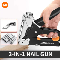 Xiaomi GREENER Manual Nail Gun 3 in 1 Heavy Duty Stapler with Remover Household Martin Nail Gun Row Nail Gun Tool