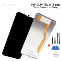New Original For Oukitel K15 plus LCD Display Screen Touch Digitizer Assembly For Oukitel K15plus 6.52inch Smartphone Android 10