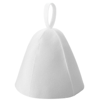 Anti Heat Sauna Hat Thicken Wool Felt Shower Cap Hair Turban Quickly Towel Drying Towel Hats Sauna B