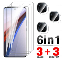 6in1 Protective Glass Case For vivo iQOO 12 5G Tempered Glass Film For iQOO 12 iQOO12 5G V2307A Camera Protector Film 6.78inches