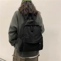 Fashion Backpack Canvas Women Backpack Anti-theft Shoulder Bag New School Bag For Teenager Girls School Backapck Female 2024