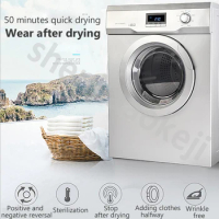 Intelligent Clothes Dryer 10kg automatic tumble-type Clothes Drying Machine Sauna Room/Hotel Clothes Drying Equipment 220v 1pc