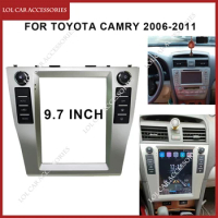 9.7 Inch For Toyota Camry 2006-2011 Car Radio Android Stereo MP5 GPS Player 2 Din Head Unit Panel Casing Frame Fascia Dash Cover