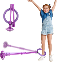 Skip Ball - Foldable Colorful Flash Wheel Indoor Outdoor Game Fitness Toys Skip It for Kids Cool Kid