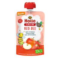 【Holle禾樂純境】生物動力果泥 元氣水果-香蘋蜜蜂(蘋果、草莓)