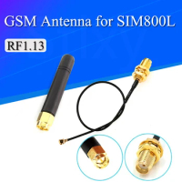 GSM 3dBi WiFi GSM Antenna Aerial SMA Female wireless router+ 15CM PCI U.FL IPX to Female Pigtail Cable SIM800L SIM800C GPRS