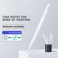 Touch Stylus Pen for iPad 10 10.2 9.7 10.9 11 12.9 Mini 6 Air 5 4 3 2 1 Bluetooth-compatible Power Display for Apple Pencil 2 1
