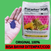 Furadan 3GR Pembasmi Hama Tanaman Original 100% Insektisida/Nematisida Kemasan Pabrik 2 KG