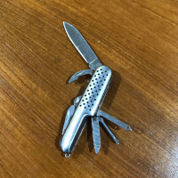 Vintage european  Knife Medium Pocket Knife Silver  for Camping or Hiking Original Iconic Design  Sp