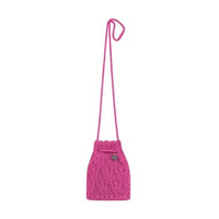 Dowa Vita HP Mini Sling Tas Rajut Tas Santai Strawberry