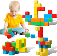 Magnetic Blocks 1.41 inch Large Magnetic Building Blocks for Toddlers 3 4 5 6 7 8 Years Old Boys Gir