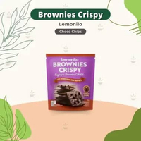 Lemonilo Brownies Crispy 35 gr - Snack Sehat Rendah Gluten - Snack Anak Cemilan Anak Chocochips
