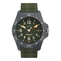 Jam Tangan Pria Timex Expedition North TW2V40400 Freedive Ocean Green Dial Green Recycled Fabric Str