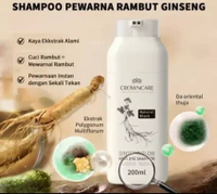 Hair Ginseng Coloring Shampoo / shampo pewarna rambut ekstrak ginseng shampoo uban sampo uban