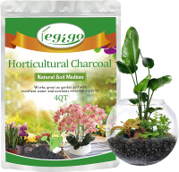 Legigo 2QT Horticultural Charcoal - Hardwood Biochar Soil Amendment Activated Charcoal for Terrarium
