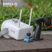 SNICLO 1/100 2011 Wireless FPV RC Car Mini GTR First View Electric Racing Car Model Adult Boys RC Toys Christmas Gift For Kids