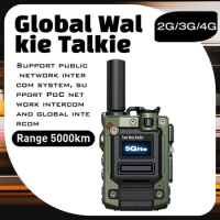 Global walkie talkie 4G 3G 2G integrated dual frequency bidirectional walkie talkie with unlimited distance of 5000 kilometers