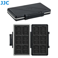 JJC 36 Slots SD/ Micro SD/ TF Card Case Holder for 24 x MicroSD/TF &amp; 12 x SD Cards, Waterproof, Durable Memory Card Hard Box