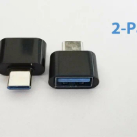 USB 2.0 Female to USB Type C Male OTG Adapters for Samsung S8 S8+ S9 S9+ Note 9