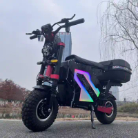 USA Stock Free Shipping Electric Scooter 72V 10000Watt 50AH 60-80MPH 70MPH Fast Speed Dual Motor Delivery E Scooters with RGB