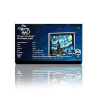 The Acrylic Display Stand Brand for Lego 21333 The Starry Night Building Blocks Set (NOT Include the Model)