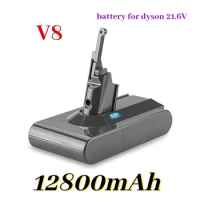 100% NEW for Dyson V8 21.6V 12800mAh Replacement Battery for Dyson V8 Absolute Cord-Free Vacuum Handheld Vacuum Cleaner Battery