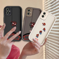 เคสโทรศัพท์สำหรับคู่รัก, เคสซิลิโคนการ์ตูน Marvel's Spider Man น่ารัก, กันกระแทก, เคส TPU, เข้ากันได