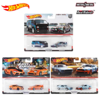 Genuine Hot Wheels Premium Car Culture Kids Toys for Boys 1/64 Diecast Vehicle Toyota Supra MBK VAN Ford Mustang Juguetes Gift