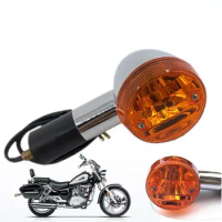 A Pair Motorcycle Turn Signal Light Motorbike Flasher Indicator Blinker Retrofit Accessories for Suzuki GZ150-A GZ125HS Yamaha