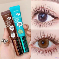 Mascara mảnh mai màu nâu đen, dày đặc với mascara đầu bàn chải mềm nhỏ, mascara không thấm nước khôn