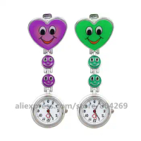 Wholesale Fashion Pocket Watch Doctor Metal Alloy Watch Nurse Medical Smile Face Watches With Clip Pocket Watches