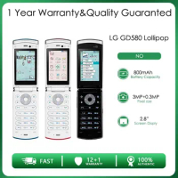 LG GD580 Lollipop Refurbished Unlocked Original GD580 LG dLite single sim 3.15 MP 2.8" inches Phone 3G Free Shipping