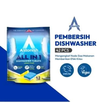 Astonish Tablet Pembersih Dishwasher All In 1 Lemon Fresh 42 Pcs