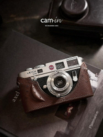 cam-in適用徠卡Leica M6/M3/M4/MP鴕鳥皮真牛皮相機保護皮套底座