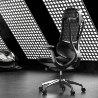Good Quality Luxury Adjustable Office Chair Mesh Back Aluminium Base Ergonomic Modern Office Chair Manufacturer