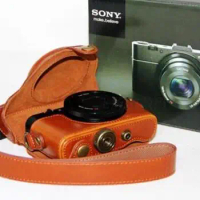 For Sony DSC-RX100 II M2 RX100III M3 Camera Case Bag Cover Leather Protection Protector