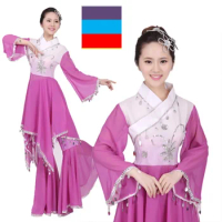 ancient dress sleeve woman traditional opera costumes chinese folk dance costume for woman national dance hanfu chinese clothing