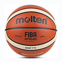 Molten GG7X Basketball Ball Official Size 7 PU Leather Outdoor Indoor Match for Training Matching
