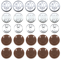 Top Hello Childrens Pretend Play Coin Toy Japanese Realistic Paper Money Coins Magic Props Board G