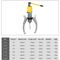 三爪液壓拉馬整體式液壓拉馬5T50T一體式液壓拔輪器軸承拆卸工具