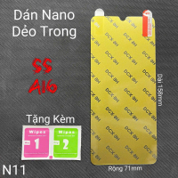 (N11) Miếng Dán Màn Hình Siêu Mỏng Dẻo Nano Cường Lực DCX-9H SS A16 5G