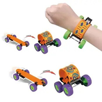 1Pcs Car Wristbands Bracelet Finger Skateboard Toys For Children Finger Board Scooter Inertial Toy Party Games Kids Novelty Toys