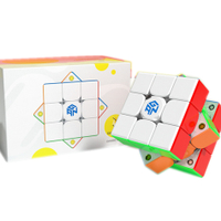 GAN356Carry 3x3 Magnetic Cube Fidget ของเล่น Smart Speed Cube Puzzle การเรียนรู้ GAN 356 I Carry Cub