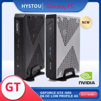 HYSTOU GT 11 Gen Core i7 i9 Mini Gaming Computer Equipped With NVIDIA GeForce GTX 1650 4GB GDDR5 On Desk Living Room Study