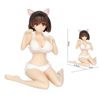 Saekano: How To Raise A Boring Girlfriend Figure Megumi Kato Kawaii Hentai Anime Figure Bikini Girl Model Ornament Gift Boy Toy