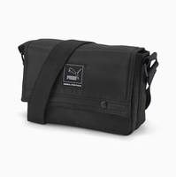 Puma  Classics LV8 Woven Messenger Bag 黑 斜肩包 側背包 079658-01