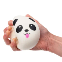 7CM Squishy Panda Bun Stress Reliever Ball Slow Rising Decompression Toys PU Key Chains Squeeze Toys Keychain Kids Toys