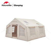 Naturehike Outdoor Camping Campsite Inflatable Tent Large Space 3-4 People Camping Tent Air 13.2