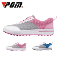 PGM Golf Shoes Women Golf Sports Leisure Shoes Super Fiber Breathable Sports Shoes Outdoor Authentic Golf Training Sneakers